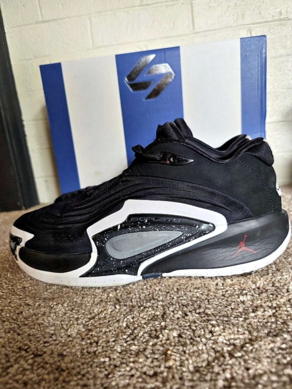 Jordan Luka 3 PF Speedway FQ1285-001 Black White Men’s Size 11 Basketball Shoes